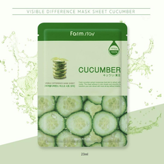 FARM STAY Visible Difference Mask Pack Cucumber 23ml (3 Options)