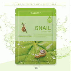FARM STAY Visible Difference Mask Pack Snail 23ml (3 Options)
