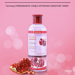 FARM STAY Visible Difference Moisture Toner Pomegranate 350ml (3 Options)