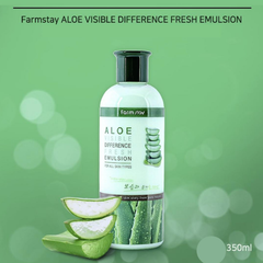 FARM STAY Aloe Visible Difference Moisture Emulsion 350ml (3 Options)