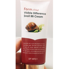 Farm Stay Visible Difference Snail BB Cream SPF40 PA++ 50g (3 Options)