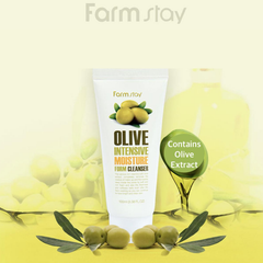 FARM STAY Olive Intensive Moisture Foam Cleanser 100ml (3 Options)