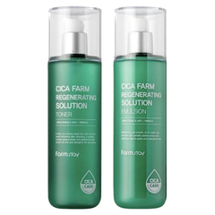FARM STAY Cica Farm Regenerating Solution Toner + Emulsion (3 Options)
