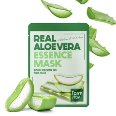 FARM STAY Real Aloe Vera Essence Mask 23ml (3 Options)