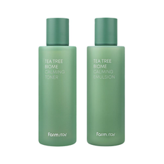 FARM STAY Tea Tree Biome Calming Toner, Emulsion 200ml (3 Options)