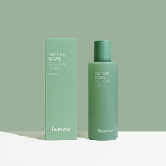 FARM STAY Tea Tree Biome Calming Toner, Emulsion 200ml (3 Options)
