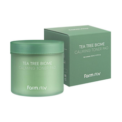 FARM STAY Tea Tree Biome Calming Toner Pad 140ml (3 Options)