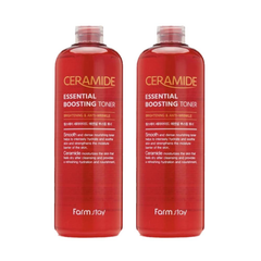FARM STAY Ceramide Essential Boosting Toner 500ml (3 Options)