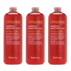 FARM STAY Ceramide Essential Boosting Toner 500ml (3 Options)
