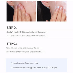 FARM STAY Collagen or Cica Facial Wash Bubble Mask (7 Options)