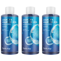 FARM STAY Collagen & Hyaluronic Acid Hydrating Toner 300ml (3 Options)