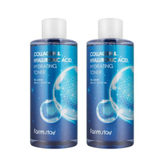 FARM STAY Collagen & Hyaluronic Acid Hydrating Toner 300ml (3 Options)