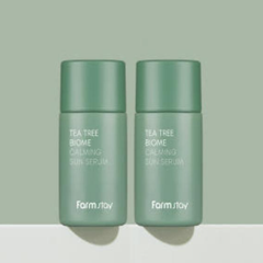 Farmstay Tea Tree Biome Calming Sun Serum (50ml 1.69 fl.oz.) (3 Options)