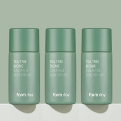 Farmstay Tea Tree Biome Calming Sun Serum (50ml 1.69 fl.oz.) (3 Options)