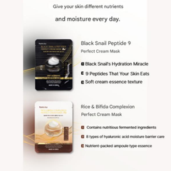 FarmStay Cream Mask Sheet Duo Set 1box (23g × 12 sheets) (3 Options)