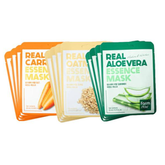 FarmStay Real Essence Mask Combo Pack Ver.2 (1BOX / 12 Sheets) 23ml (3 Options)