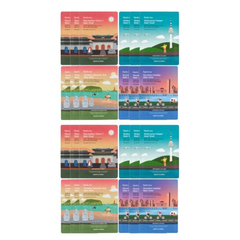 FarmStay Trip to Korea Mask Pack Set (1BOX / 12 Sheets) 23ml( 3 Options)