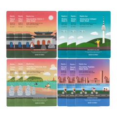FarmStay Trip to Korea Mask Pack Set (1BOX / 12 Sheets) 23ml( 3 Options)