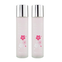 FarmStay Hyaluronic Acid & Cherry Blossom Toner 150ml, Emulsion 120ml, Serum 35ml, Cream 55ml (15 Options)