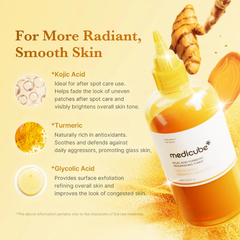 Medicube Kojic Acid Turmeric Resurfacing Toner 250ml (3 Options)