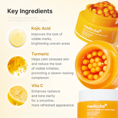 Medicube Kojic Acid Turmeric Vita Capsule Cream 53g (3 Options)