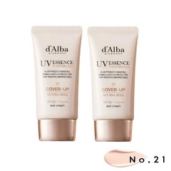 d'Alba Waterfull Tone-Up Sun Cream Natural Cover Beige 50ml (Light / Warm) SPF50+ PA++++ (6 Options)