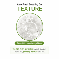 Welcos Shingmulwon Aloe Fresh Soothing Gel 300ml (3 Options) - DAISO
