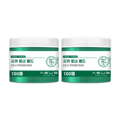 AS:US Toner Pad 100 Pads Cica Calming / Birch Cooling / Yuja Brightening (10 Options) - DAISO