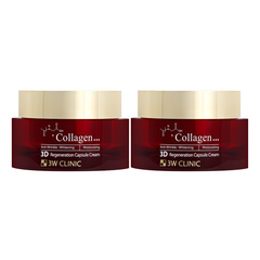 3W CLINIC Collagen 3D Regeneration Capsule Serum 55g, Capsule Cream 55g (7 Options)
