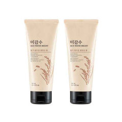 THE FACE SHOP Rice Water Bright Rice Bran Facial Cleansing Scrub Foam 150ml (3 Options)