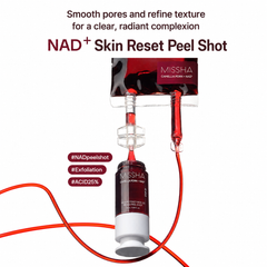 MISSHA Camellia PDRN + NAD High Potency Acid 25 Renew Peel Shot 15ml (3 Options)