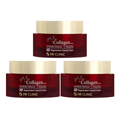3W CLINIC Collagen 3D Regeneration Capsule Serum 55g, Capsule Cream 55g (7 Options)