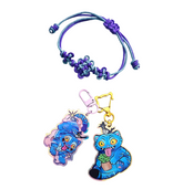 KPOP Demon Hunters Duffy Keyring Set, Knot Bracelet (3 Options)