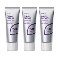 ISNTREE Onion Blemish Purple Light Tone-up Sun Cream SPF50+ PA++++ 40ml (3 Options)