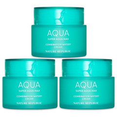 Nature Republic Super Aqua Max Combination Watery Cream(Complexity, Large capacity)120ml (3 Options)