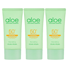 Holika Holika Aloe Soothing Essence Waterproof Sun Cream SPF50+ PA++++ 70ml (3 Options)