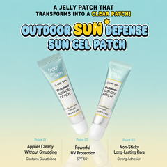 FROM THE SKIN Glow Sun Cream 40ml / Outdoor Sun Gel Patch 10ml (7 Options)