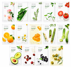 Nature Republic Real Nature Mask Sheet (15 pcs Random Pack) (3 Options)
