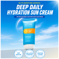 RE:CIPE Sun Mon Lab Sun Cream 3 Types (Calming UV Perfect / Refresh Cooling / Super Aqua) 50g (10 Options)