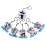 KPOP DEMON HUNTERS Saja Boys Soda Pop Keyring (6pcs Set)