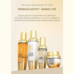 3W CLINIC Premium 24K Gold Signature 5GF 4 Set
