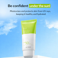SCINIC Enjoy Daily Safety Physical Sun Cream / Base Skip Powdery Tone-Up Sun Cream SPF50+ PA++++ 60g (7 Options)