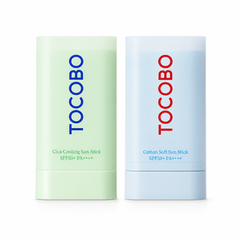 TOCOBO Cotton Soft Sun Stick SPF50+ PA++++ 19g / TOCOBO Cica Cooling Sun Stick SPF50+ PA++++ 19g (7 Options)