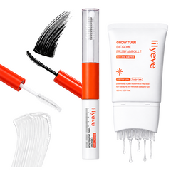 lilyeve Growturn Brush Ampoule 100ml / lilyeve Dual Lash Serum Clear 4ml + Black 4ml (6 Options)