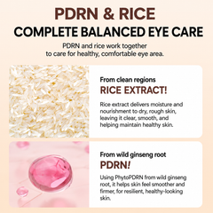 farm stay brightening pdrn & rice hydrogel eye patch 90g (60 sheets) (3 Options)
