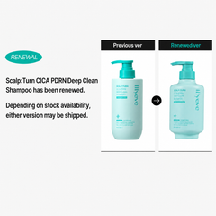 lilyeve Scalp:Turn CICA PDRN Deep Clean Shampoo 500ml / lilyeve Growturn Exosome Brush Ampoule 100ml ( 5 Options)
