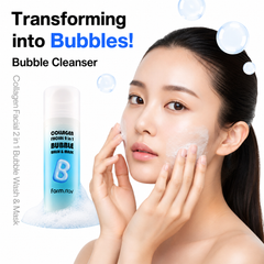 farm stay Collagen Facial 2 in 1 Bubble Wash & Mask 100ml (3 options)