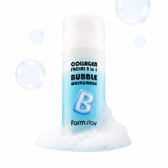 farm stay Collagen Facial 2 in 1 Bubble Wash & Mask 100ml (3 options)
