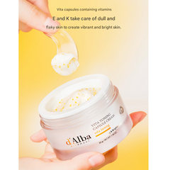 d'Alba Vita Toning Capsule Cream 55g (Jar Type) (3 Options)