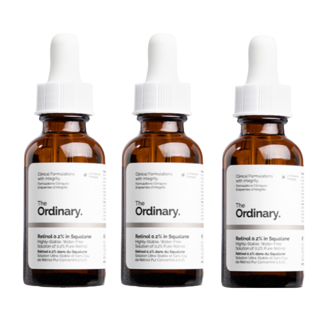 The Ordinary Retinol 0.2% in Squalane 30ml, Retinol 0.5% in Squalane 30ml, Retinol 1% in Squalane 30ml (10 Options)